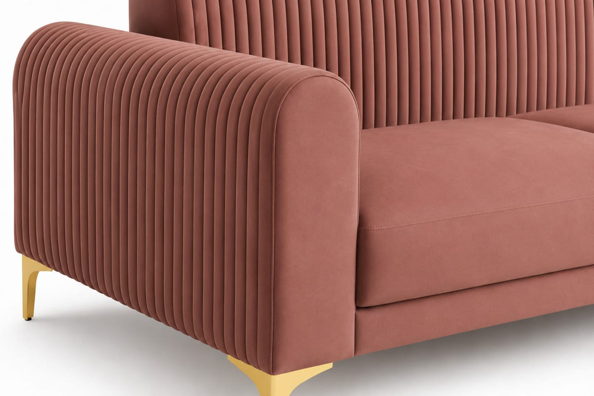 Modern 3 Seater Fabric Sofa – Premium Living Room Couch | Raza Enterprises Sofa Maker