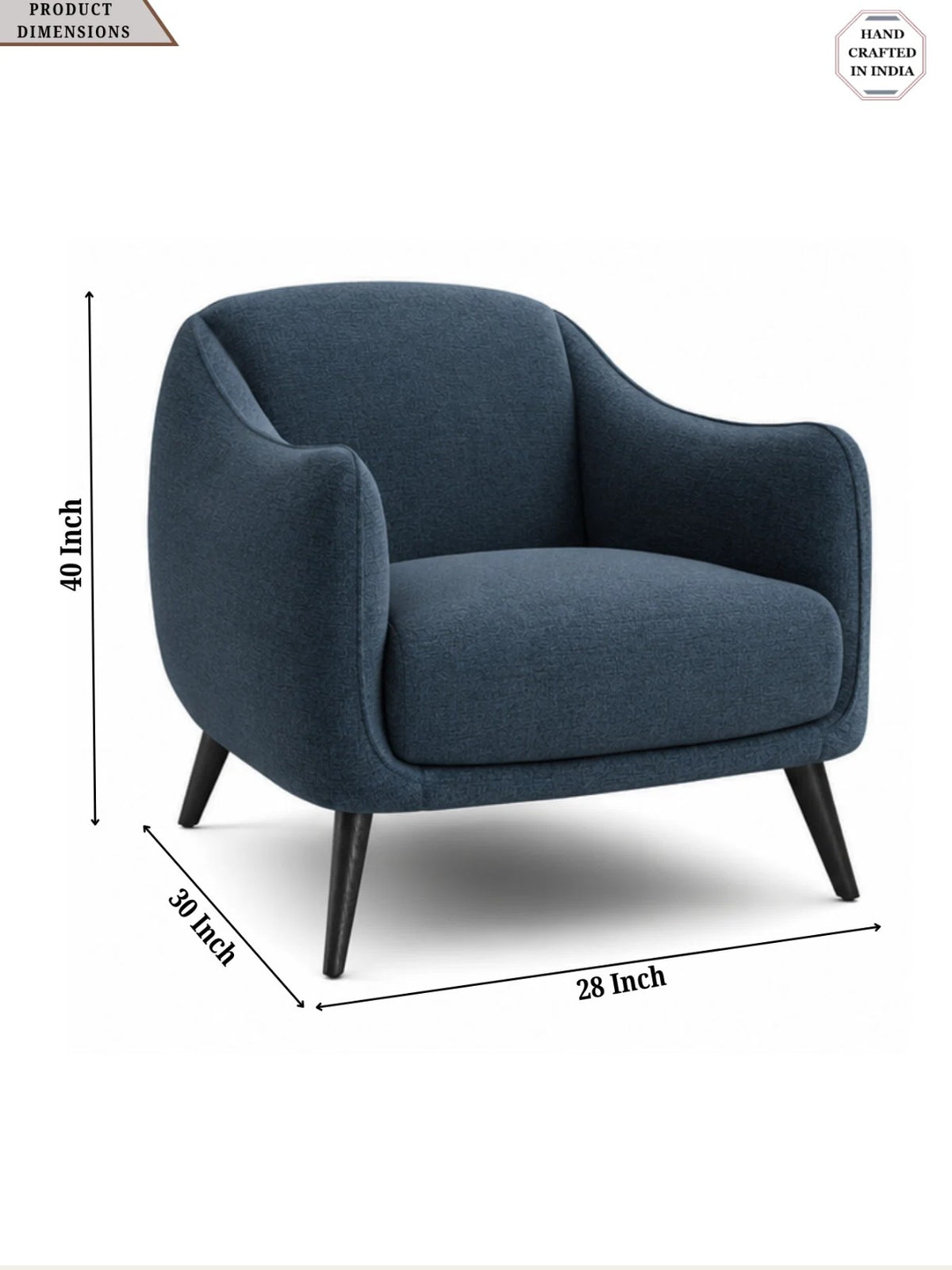 Premium Modern Accent Chair | Upholstered Lounge Chair