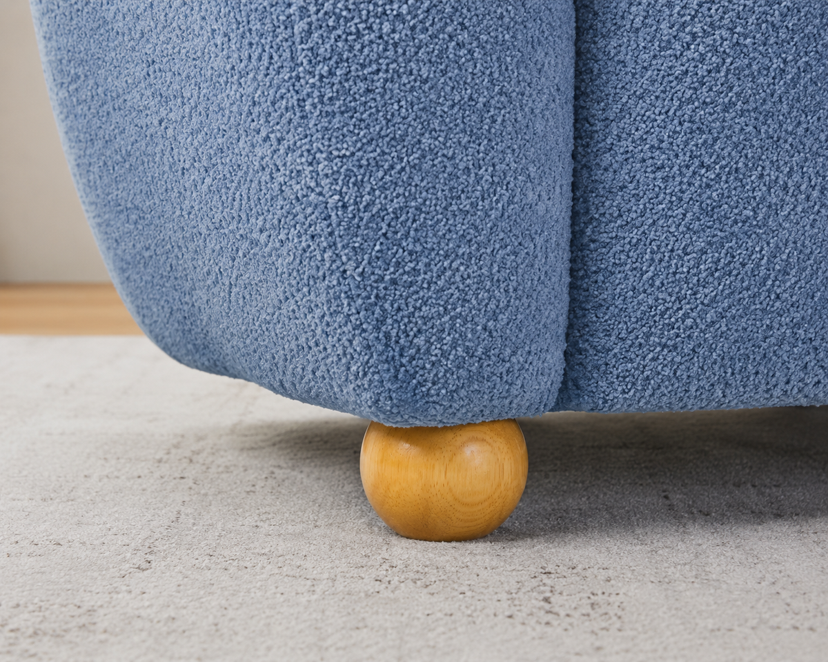 Plush Barrel Accent Chair