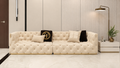 Luxury Chesterfield 3 Seater Velvet Sofa | Premium Tufted Sofa with Gold Base