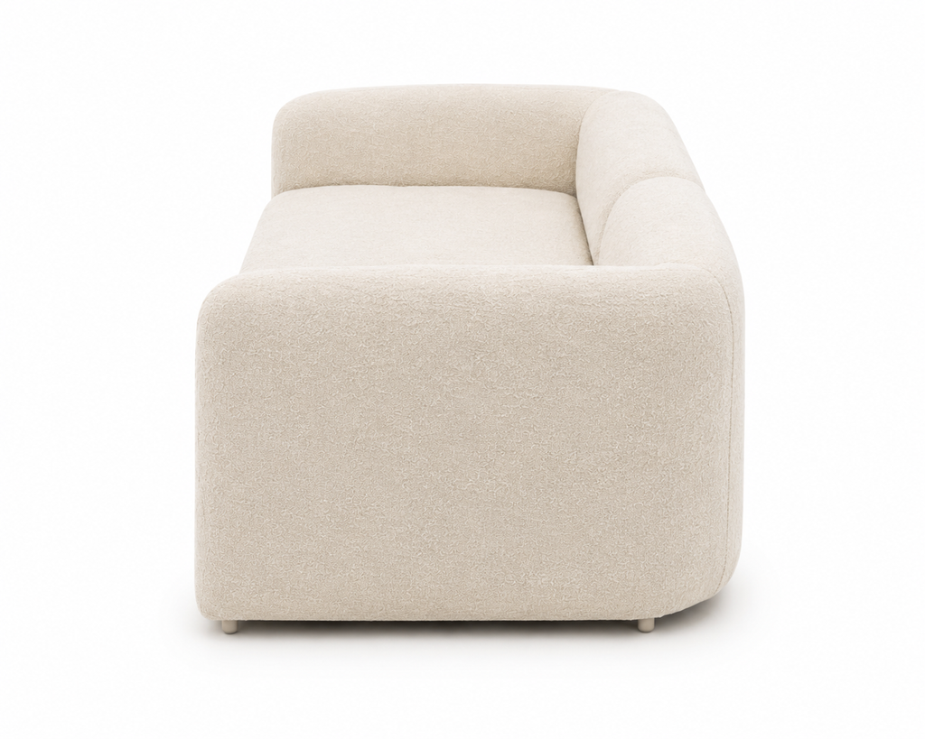 Premium Bouclé Sofa Cum Bed | 5×6 Ft Pull-Out Bed | Luxury Convertible Sofa | High Density Foam | Free All India Delivery