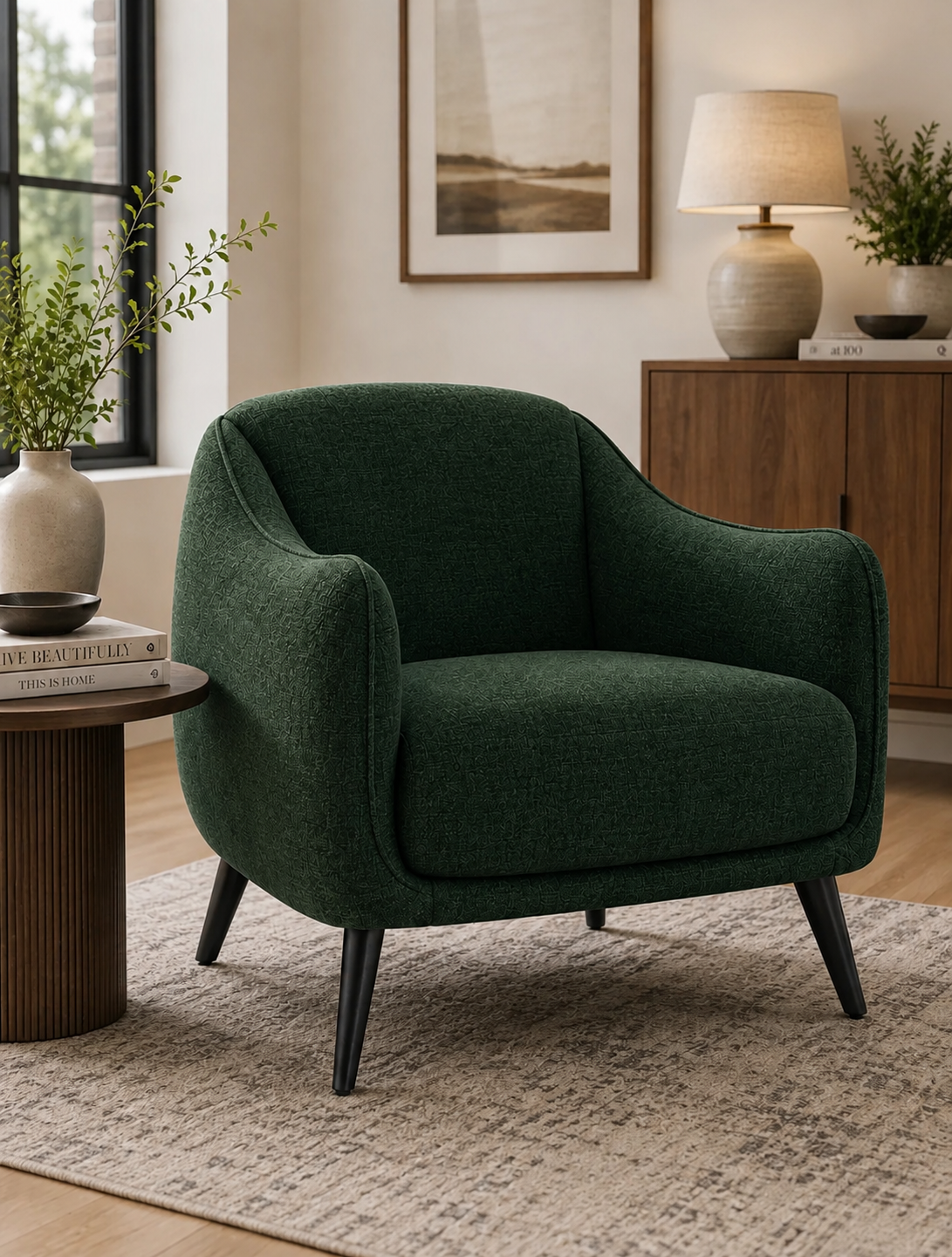 Premium Modern Accent Chair | Upholstered Lounge Chair